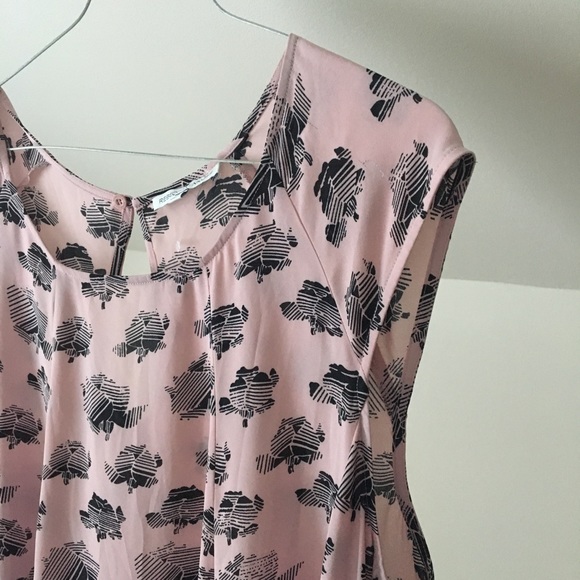 REBECCA MINKOFF Pink Print Sleeveless Swing Dress - Picture 5 of 8